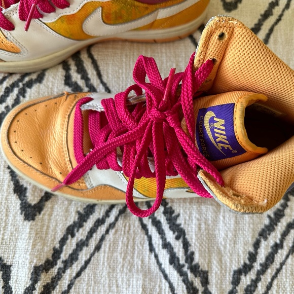 Wmns Size 8 Nike Court Force High ‘Light Melon’ - Picture 9 of 9